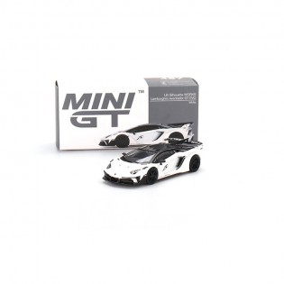 MINI GT 467 람보르기니 아벤타도르 GT 화이트 좌핸들 다이캐스트 자동차 모형