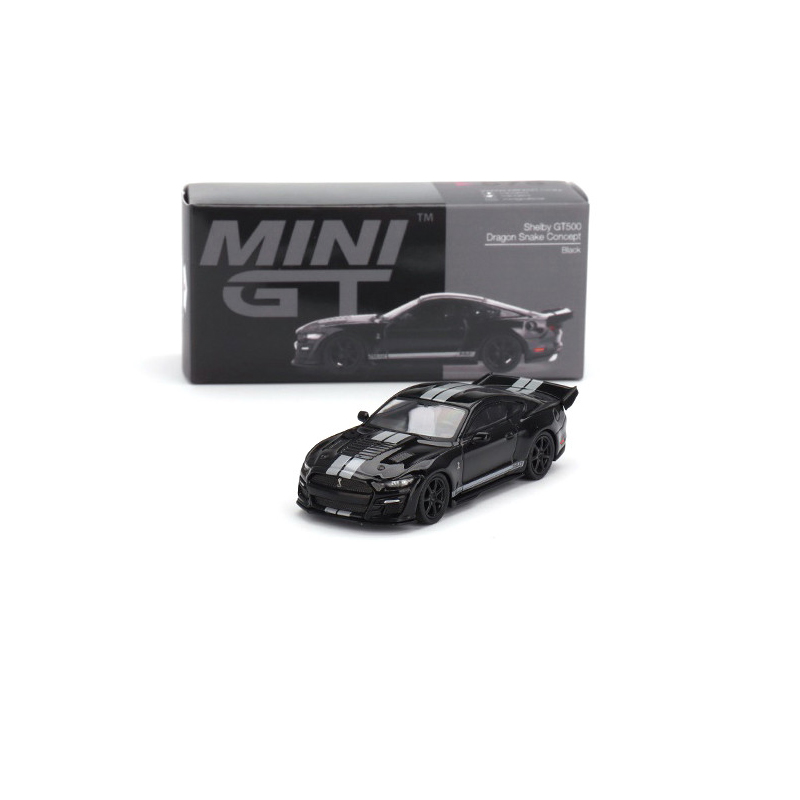 MINI GT 575 쉘비 GT500 드레곤 스네이크 블랙 좌핸들 다이캐스트 자동차 모형